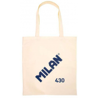 Milan Coleccion 430 Tote Bag Bolsa de Tela - 50x38x41cm - Tejido 'ripstop' - Beige