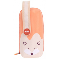 Milan Fun Animals Pack de 4 Estuches con Contenido -  Naranja/Beige