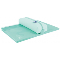 Oxford Live & Go Estuche Rectangular Mediano - Acolchado - - Azul