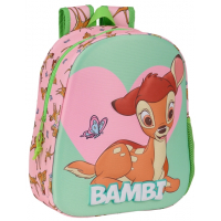 Safta Bambi Mochila 3D - Portabotellas - 27x33x10cm - Verde Pastel