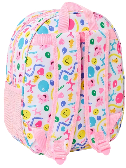 Imagen extra Safta Peppa Pig Mochila 3D - Portabotellas - 27x33x10cm - Azul/Rosa