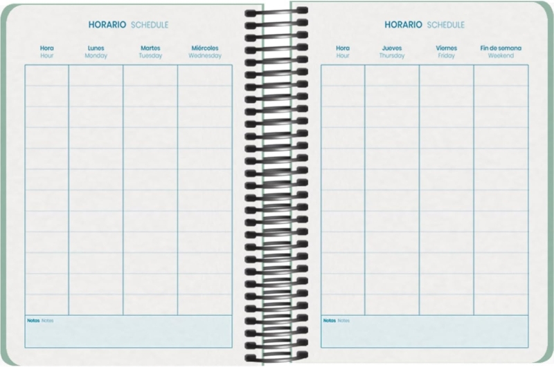 Imagen extra Dohe Esencial Agenda Escolar 25/26 Espiral A6 - Dia Pagina - Papel 70g/m2 - Cubierta en Polipropileno - Verde