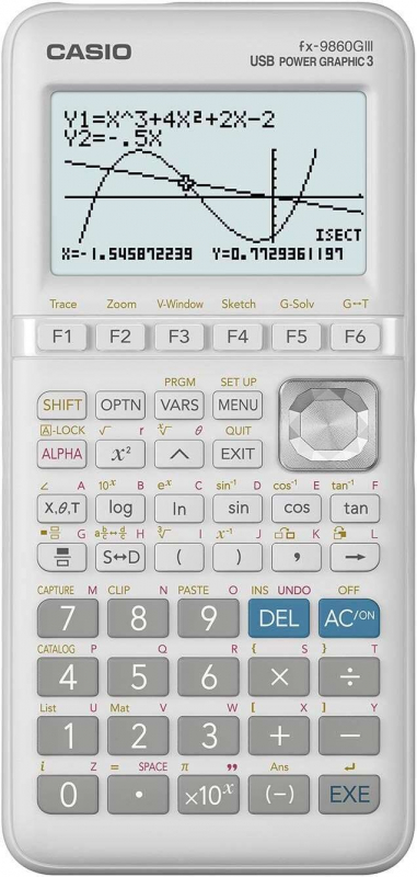 Imagen extra Casio FX-9860GIII Calculadora Cientifica Grafica - Pantalla de 8 Lineas - Graficas Simultaneas de Distintas Funciones - Calculo Financiero Avanzado