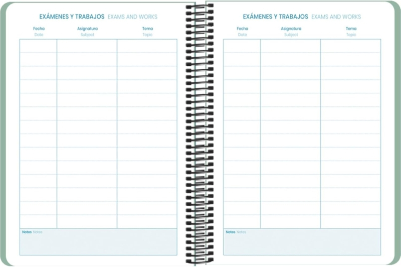 Imagen extra Dohe Esencial Agenda Escolar 25/26 Espiral A5 - Semana Vista - Papel 70g/m2 - Cubierta en Polipropileno - Verde