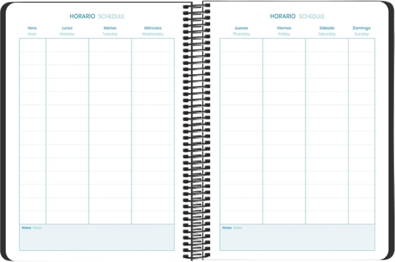 Imagen extra Dohe Esencial Agenda Escolar 25/26 Espiral A5 - Semana Vista - Papel 70g/m2 - Cubierta en Polipropileno - Negro