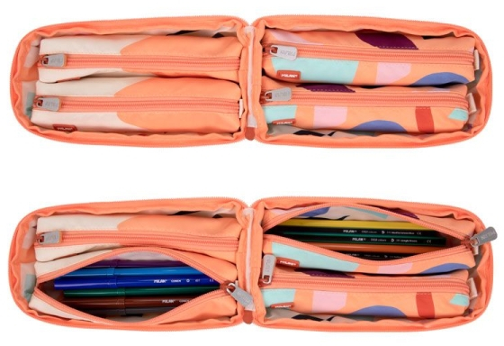 Imagen extra Milan Fun Animals Pack de 4 Estuches con Contenido -  Naranja/Beige