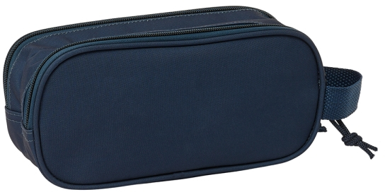 Imagen extra Safta Real Madrid Estuche Portatodo 3D - 2 Compartimentos - - 21x8x6cm - Blanco/Negro