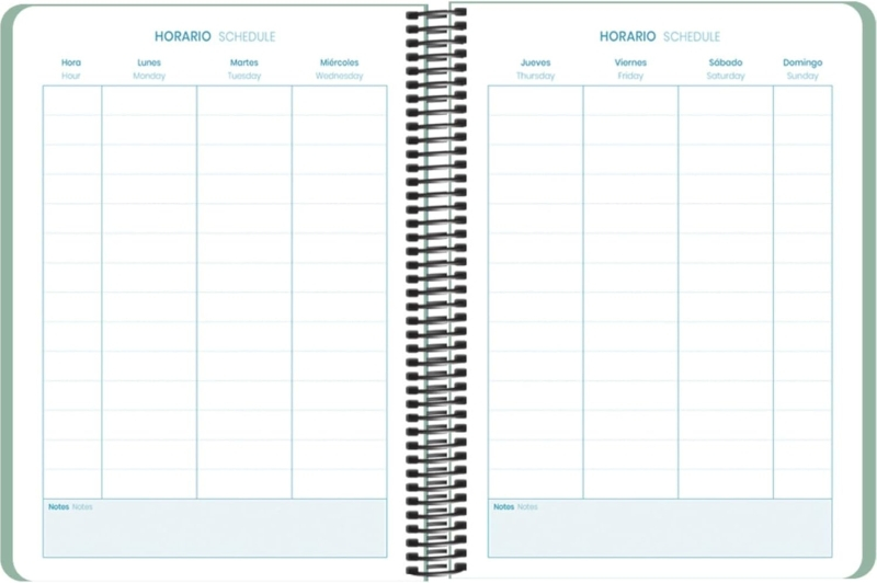 Imagen extra Dohe Esencial Agenda Escolar 25/26 Espiral A5 - Semana Vista - Papel 70g/m2 - Cubierta en Polipropileno - Verde