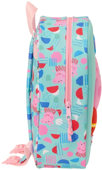 Imagen extra Safta Peppa Pig Mochila Guarderia 3D - 22x27x10cm - Azul Claro