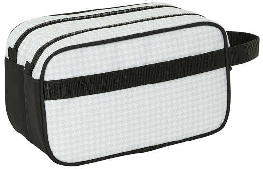 Imagen extra Safta Real Madrid 1ª Equipacion 24/25 Neceser - 2 Compartimentos - - 26x15x12.5cm - Blanco/Negro