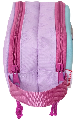 Imagen extra Safta Frozen Estuche Portatodo 3D - 2 Compartimentos - - 21x8x6cm - Rosa/Azul