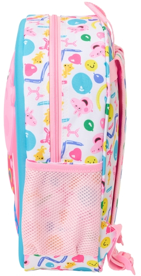Imagen extra Safta Peppa Pig Mochila 3D - Portabotellas - 27x33x10cm - Azul/Rosa