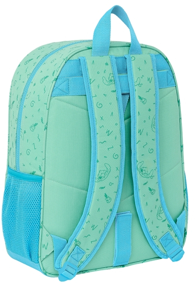 Imagen extra Safta Stitch Aloha Mochila - Adaptable a Carro - 33x42x14cm - Verde