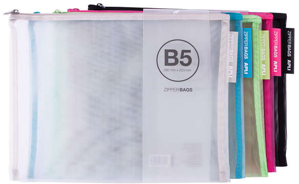 Imagen extra Apli Sobres Porta-Todo Nylon Transpirable - 290x223 mm - - Ideal para Tablets - Colores Surtidos