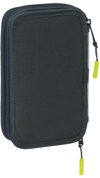 Imagen extra Safta Real Madrid 1ª Equipacion 24/25 Plumier 28 Pcs - 2 Compartimentos - 28 Piezas - 12.5x19.5x4cm - Blanco/Negro