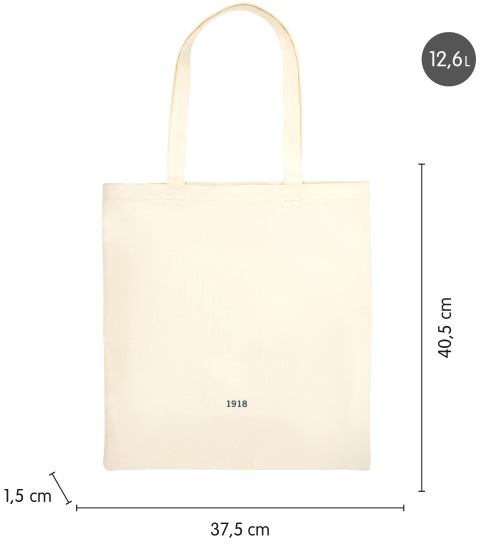 Imagen extra Milan Coleccion 430 Tote Bag Bolsa de Tela - 50x38x41cm - Tejido 'ripstop' - Beige