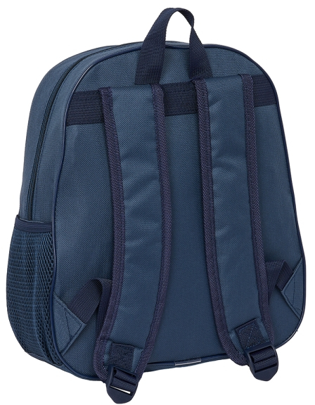 Imagen extra Safta Real Madrid Mochila 3D - Portabotellas - 27x33x10cm - Blanco/Negro