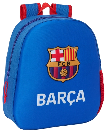 Safta F.C. Barcelona Mochila 3D - Portabotellas - 27x33x10cm - Azul