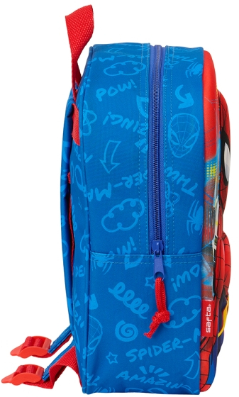 Imagen extra Safta Spider-Man Mochila Guarderia 3D - 22x27x10cm - Azul