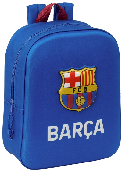 Safta F.C. Barcelona Mochila Guarderia 3D - 22x27x10cm - Azul