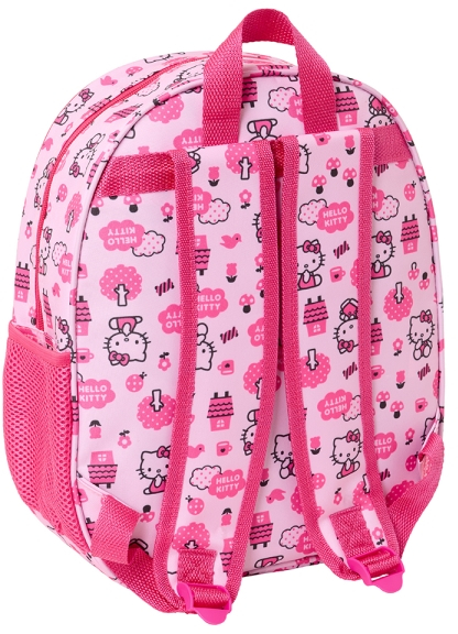 Imagen extra Safta Hello Kitty Mochila 3D - Portabotellas - 27x33x10cm - Rosa