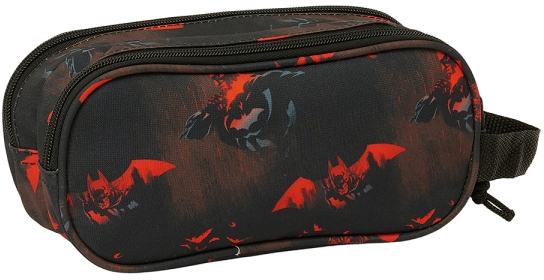 Imagen extra Safta Batman Estuche Portatodo 3D - 2 Compartimentos - - 21x8x6cm - Negro