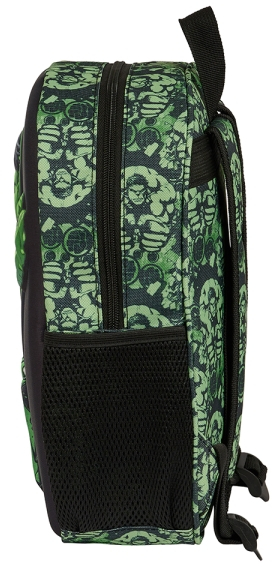 Imagen extra Safta Hulk Mochila 3D - Portabotellas - 27x33x10cm - Negro/Verde