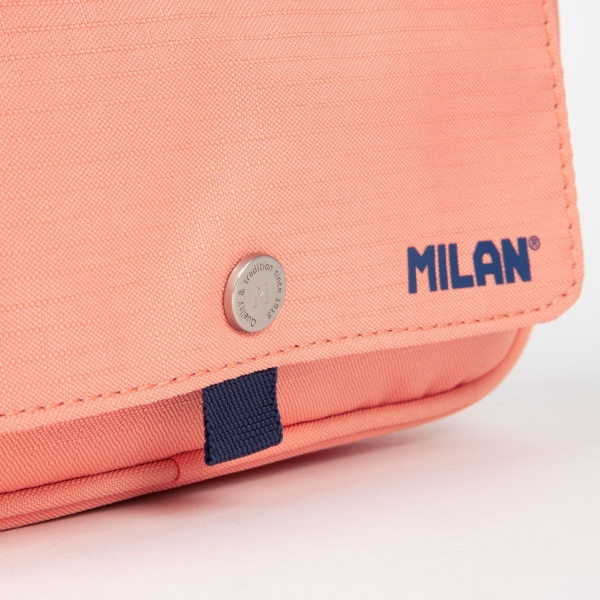 Imagen extra Milan Coleccion 430 Portatodo de Gran Capacidad - 3 Bolsillos con Cremallera y uno Pequeño - Rosa