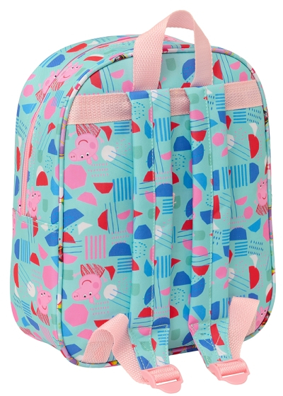 Imagen extra Safta Peppa Pig Mochila Guarderia 3D - 22x27x10cm - Azul Claro
