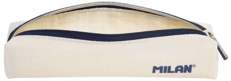 Imagen extra Milan Serie 1918 Estuche Mini Redondo - Tejido Resistente - 20,5x4,5x5 cm - Beige