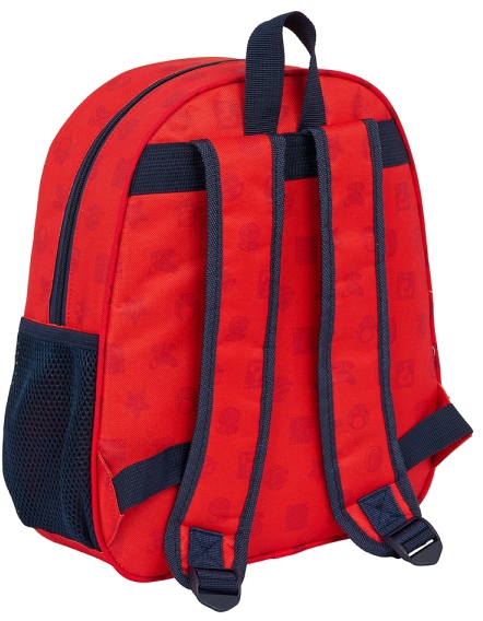 Imagen extra Safta Super Mario Mochila 3D - Portabotellas - 27x33x10cm - Rojo y Azul