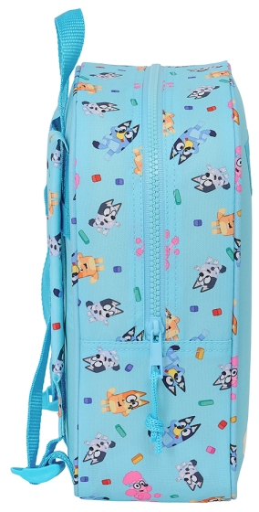 Imagen extra Safta Bluey Mochila Guarderia - Adaptable a Carro - 22x27x10cm - Azul Claro