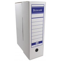 Caja Archivo Definitivo FOLIO Prolongado 12x39x27cm Doble Ollado - Bismark