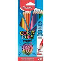 Caja 12 Lapices colores Maped Color´Peps Strong Triangulares