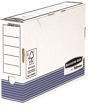 Caja Archivo Definitivo FOLIO Lomo 80mm - Fellowes Bankers Box 