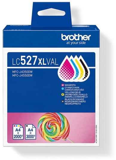 Imagen extra Brother LC527XL Pack de 4 Cartuchos Originales LC527XLVAL