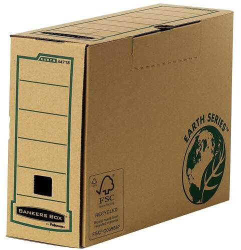 Caja Archivo Definitivo FOLIO Lomo 100mm - Fellowes Bankers Box Earth