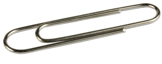 Imagen extra Milan Caja de 100 Clips Niquelados 43mm