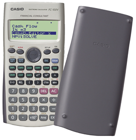 Imagen extra Casio FC100V Calculadora Financiera - Pantalla de 4 Lineas - Teclas de Acceso Directo Personalizables - Alimentacion con Pilas