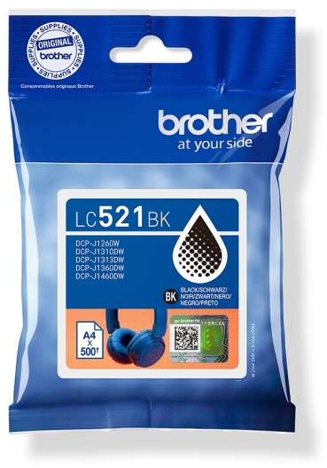 Imagen extra Brother LC521 Negro Tinta Original LC521BK