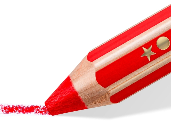 Imagen extra PACK 12 Lapices Staedtler Noris Junior Colores Extragruesos + Sacapuntas