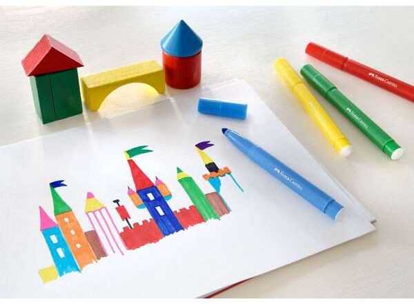 Imagen extra Faber-Castell Jumbo 24 Rotuladores Punta Gruesa