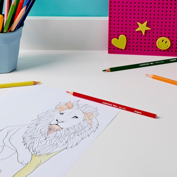 Imagen extra Caja 12 Lapices colores Maped Color´Peps Strong Triangulares