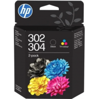 PACK Tinta HP 304 Negro + Color Original B82L1AE X4D37AE 3JB05AE