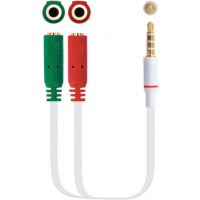 Adaptador Jack 3.5mm Tetrapolar (Microfono + Auricular)