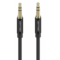 Cable Audio Jack 3.5mm Macho-Macho 1m Negro