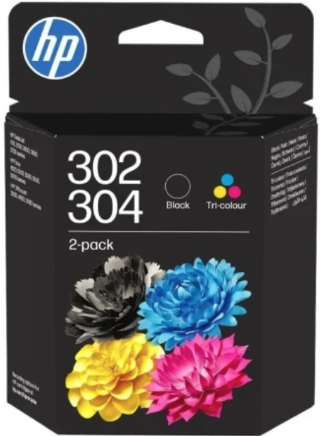 PACK Tinta HP 304 Negro + Color Original B82L1AE X4D37AE 3JB05AE