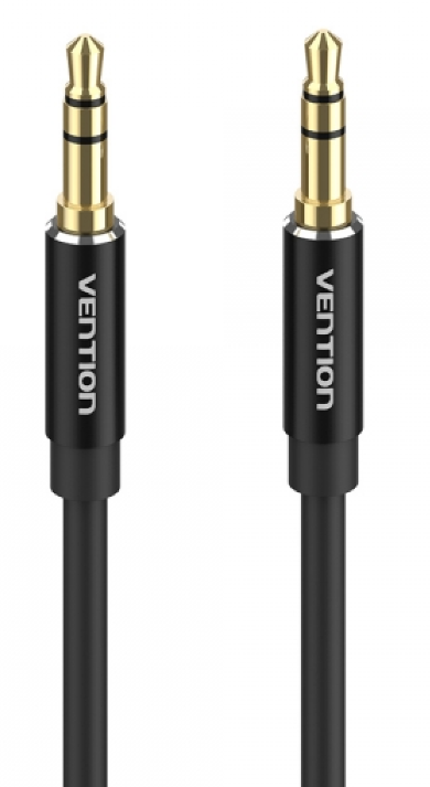 Cable Audio Jack 3.5mm Macho-Macho 1m Negro