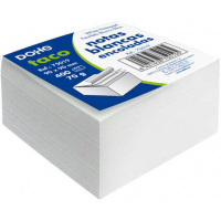 Dohe Bloque de 400 Notas de 90x90mm - Papel Blanco de 70gr - Encolado Superior