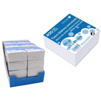 Bismark Taco Encolado de 400 Notas 85x85mm - Blanco